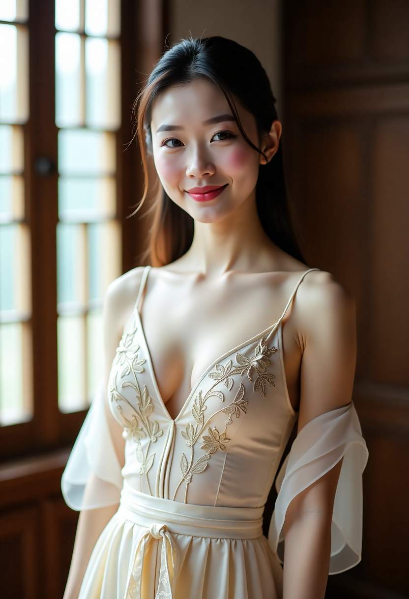 父亲独自坐在昏暗房间里查看手机